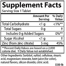 Chewable Zinc with Natural Berry Flavor, 5 mg - Carlson Labs Kid's Chewable Zinc — photo N1