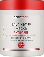 Anti-Acne Alginate Mask with Tea Tree Oil & Myoxinol - NanoCode Algo Masque — photo N3