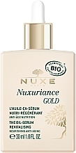 Organic Face Serum - Nuxe Nuxuriance Gold Revitalising Oil-Serum — photo N1