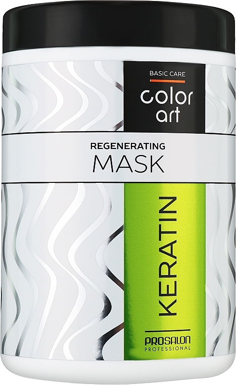 Keratin Hair Mask - Prosalon Basic Care Color Art Regenerating Mask Keratin — photo N1