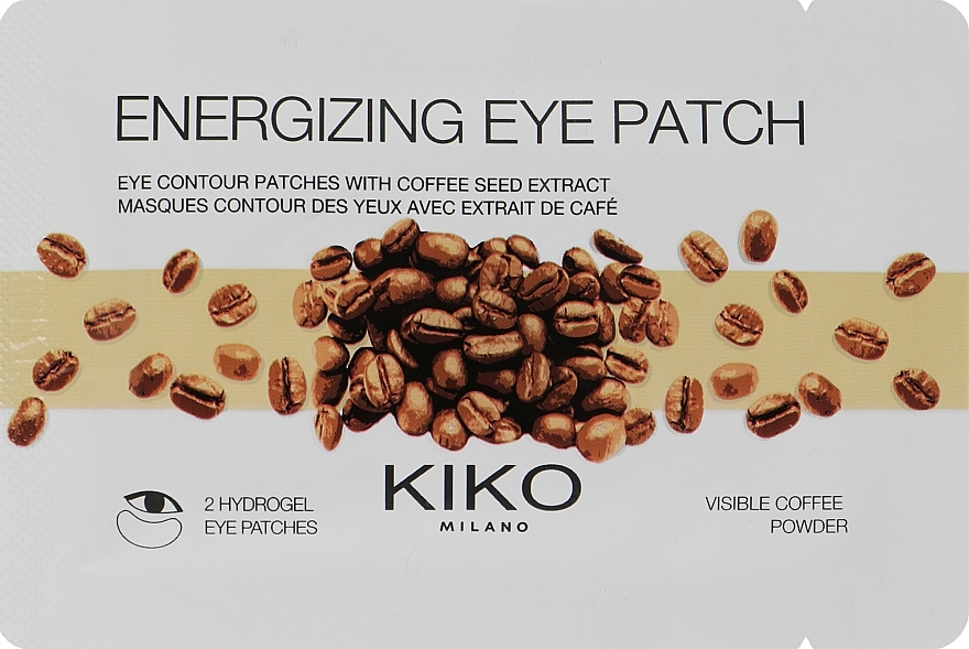 Energizing Hydrogel Eye Patches - Kiko Milano Energizing Eye Patch — photo N1