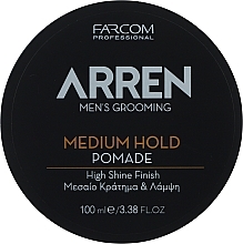 Fragrances, Perfumes, Cosmetics Medium Hold Hair Styling Pomade, glossy - Arren Men's Grooming Pomade Medium Hold