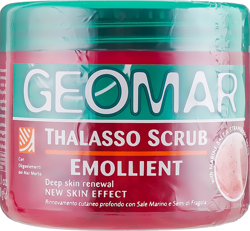 Thalasso Body Scrub "Sea Salt & Strawberry" - Geomar Thalasso Scrub Emollient — photo N1