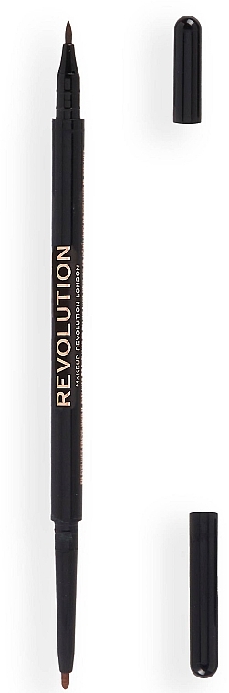 Double-Sided Eyeliner - Makeup Revolution Felt & Kohl Eyeliner — photo N1