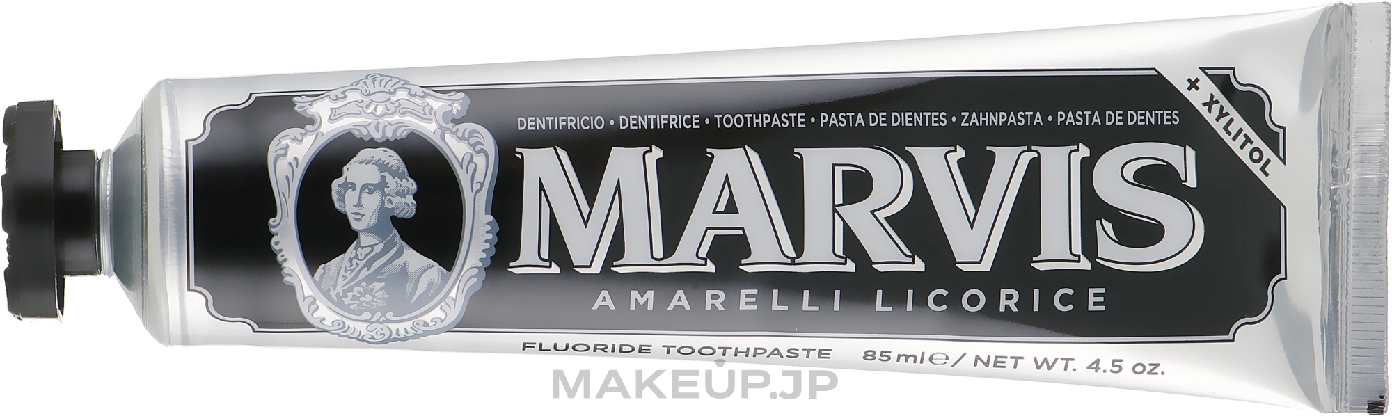 Xylitol Toothpaste "Liquorice" - Marvis Amarelli Licorice + Xylitol — photo 85 ml