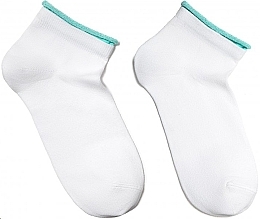 Fragrances, Perfumes, Cosmetics Active Socks, white-turquoise - Conte