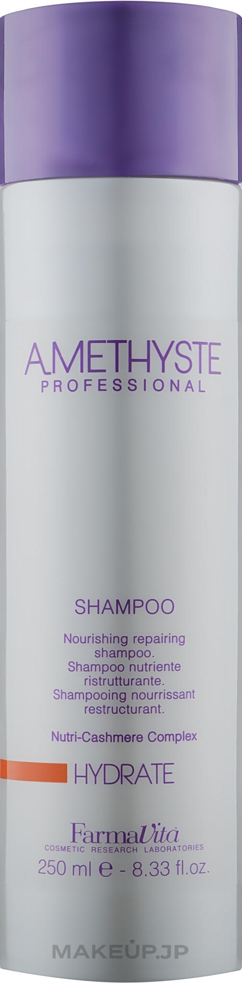 Shampoo for Thin & Delicate Hair - Farmavita Amethyste Hydrate Shampoo — photo 250 ml