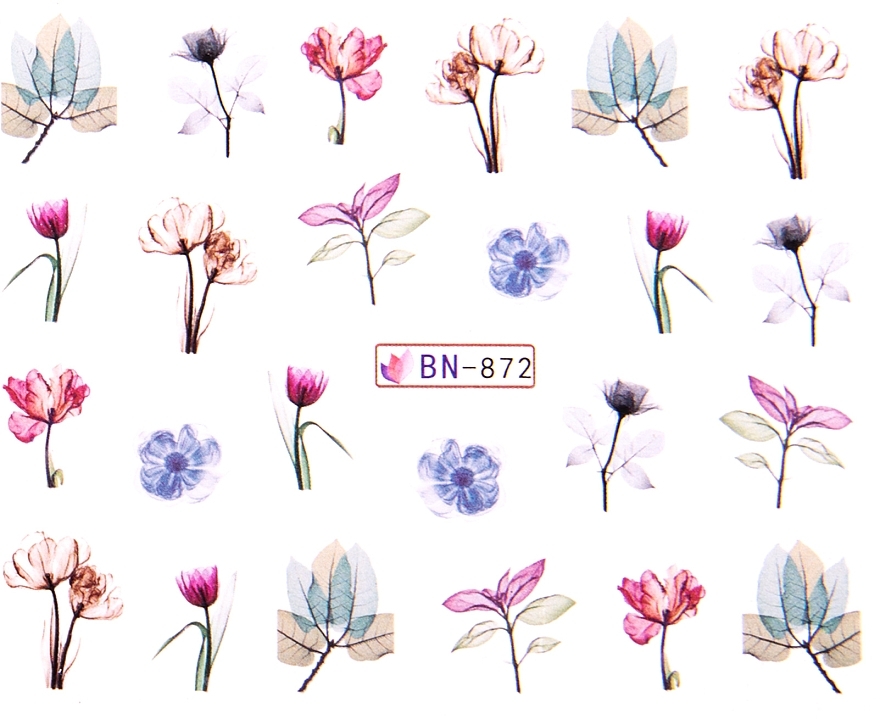 Water Nail Stickers, BN - Vizavi Professional — photo N12