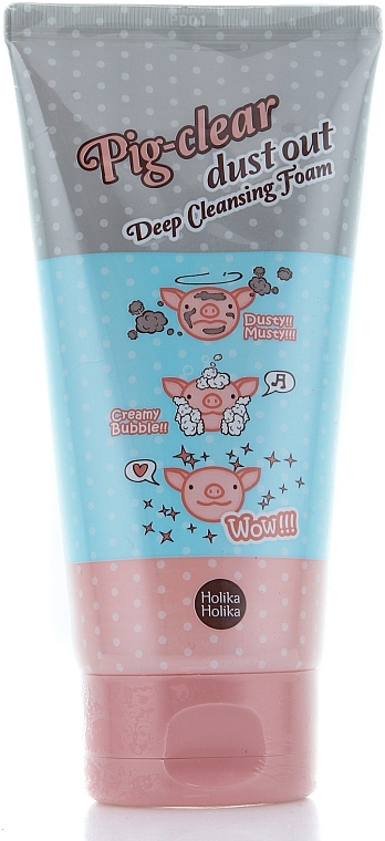 Cleansing Foam - Holika Holika Pig Clear Dust Out Deep Cleansing Foam — photo N1