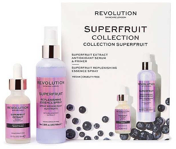 Set - Revolution Skincare Superfruit Serum&Spritz Set (spray/100ml + serum/30ml) — photo N1