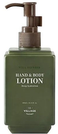 Hand & Body Lotion - Village 11 Factory Will Refresh Hand And Body Lotion — photo N1