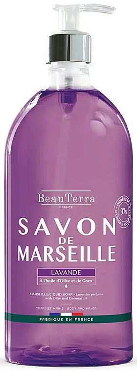 Lavender Marseille Liquid Soap - BeauTerra — photo N2