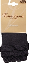 Fragrances, Perfumes, Cosmetics Women's Socks 'Cecilia' 90 Den, dark cappuccino - Veneziana