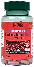 Cranberry+Vitamins C and E Dietary Supplement, 400 mg - Holland & Barrett High Strength Cranberry Extract + Vits C&E 400mg — photo N1