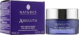 Fragrances, Perfumes, Cosmetics Anti-Aging Eye & Lip Cream - Nature's Assoluta Anti-Aging Cream Eye And Lip Area