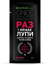 Concentrate Shampoo 'Once and No More Dandruff' - Nature.med Once And No More Dandruff (sample) — photo N1