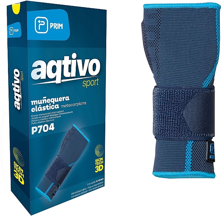 Elastic Wrist Brace, size S - Prim Aqtivo Sport — photo N1