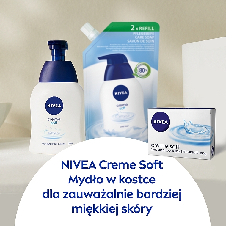 Cream-Soap "Moisturizing and Care" - NIVEA Creme Soft Soap  — photo N9