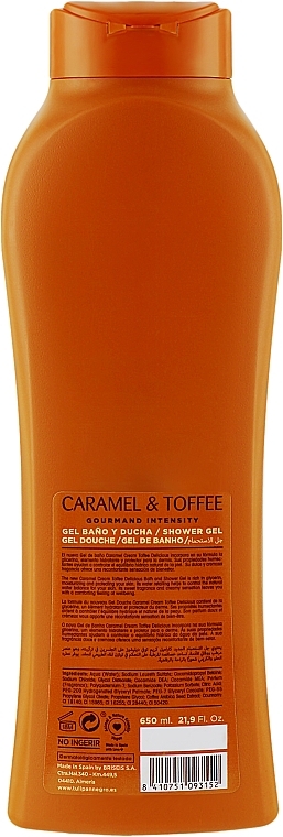 Caramel Cream Shower Gel - Tulipan Negro Caramel & Toffee Shower Gel — photo N2