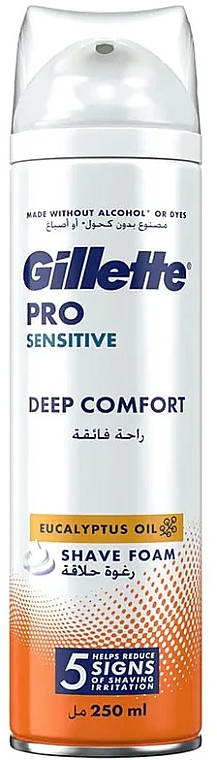 Shaving Foam - Gillette Pro Sensitive Deep Comfort — photo N6