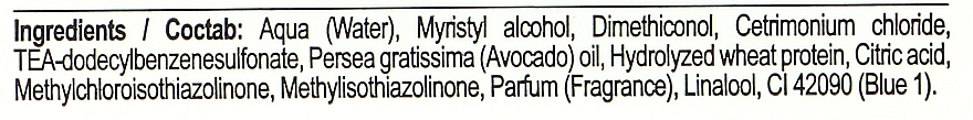 Dry Hair Conditioner - Farmavita Back Bar No6 Extreme Conditioner Avocado and Wheat — photo N16