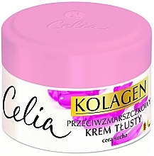 Fragrances, Perfumes, Cosmetics Rich Anti-Wrinkle Face Cream for Dry Skin - Celia Collagen Cream