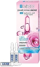 Fragrances, Perfumes, Cosmetics Anti-Wrinkle Ampoules - Nature of Agiva Roses Hyalurose Anti-Age Ampoules