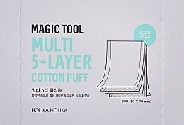 Multilayer Cotton Wipes - Holika Holika Magic Tool Multi Cotton Pads — photo N9