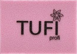 Fragrances, Perfumes, Cosmetics Nail Buff Polisher 'Mini' 100/180 grit, pink - Tufi Profi