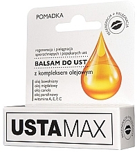 Fragrances, Perfumes, Cosmetics Oil Complex Lip Balm - MaXmedical UstaMax Lip Balm With Oil Complex