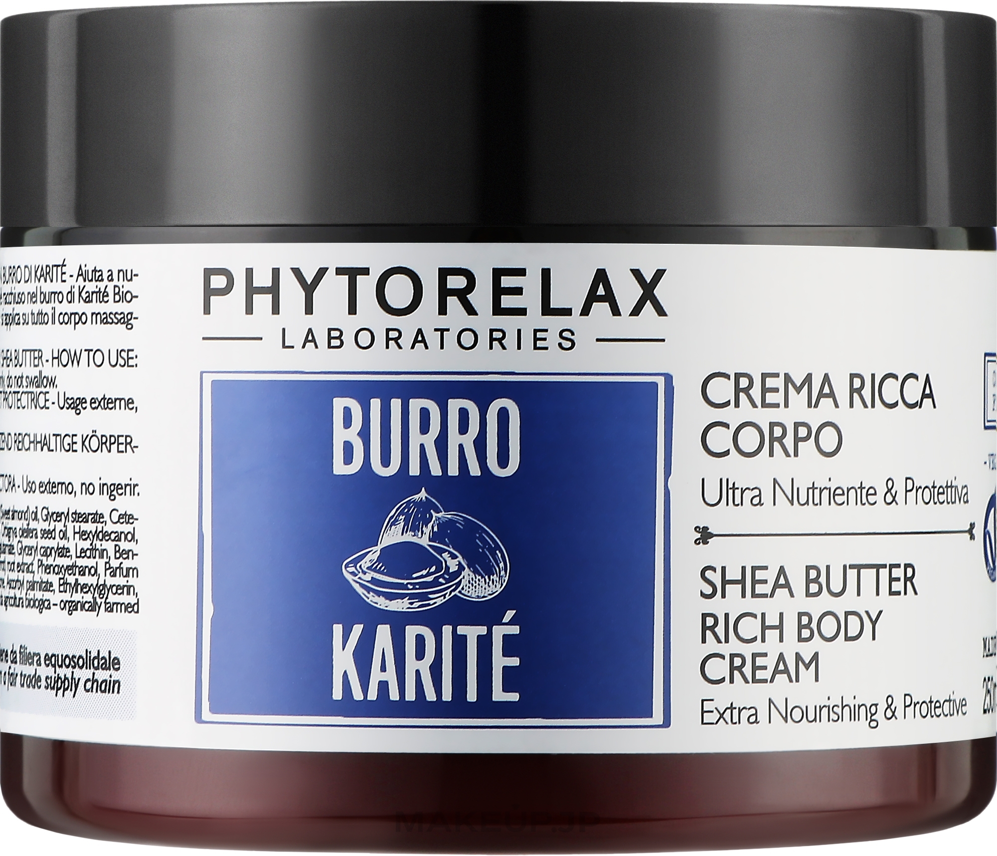 Rich Body Cream "Intensive Hydration" - Phytorelax Laboratories Shea Butter Rich Body Cream — photo 250 ml