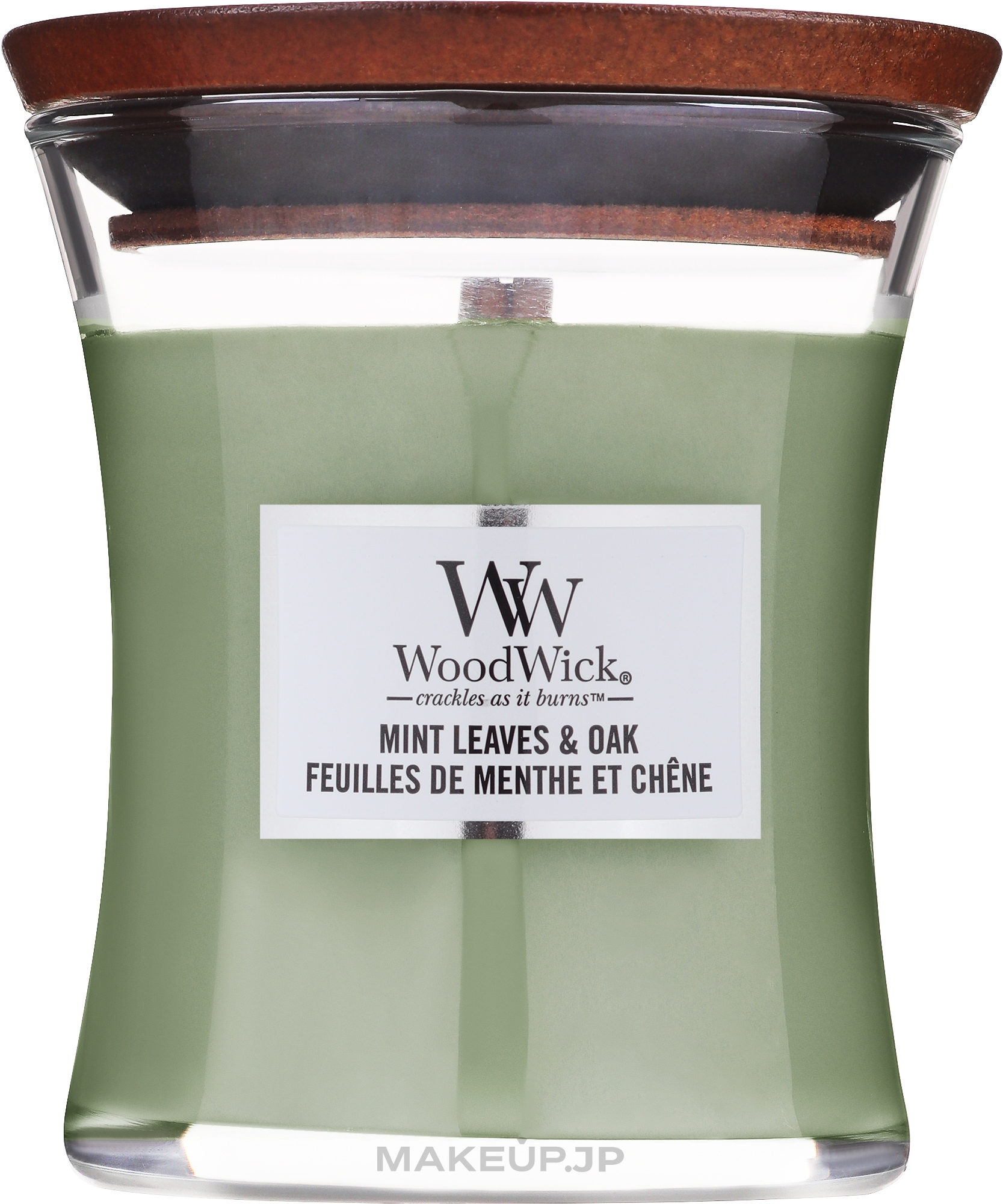 Scented Candle - WoodWick Ellipse Mint Leaves & Oak — photo 275 g