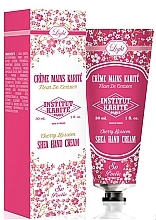 Fragrances, Perfumes, Cosmetics Hand Cream - Institut Karite Fleur de Cerisier Light Shea Hand Cream Individual Box