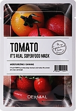 Fragrances, Perfumes, Cosmetics Tomato Face Mask - Dermal It's Real Superfood Mask Tomato