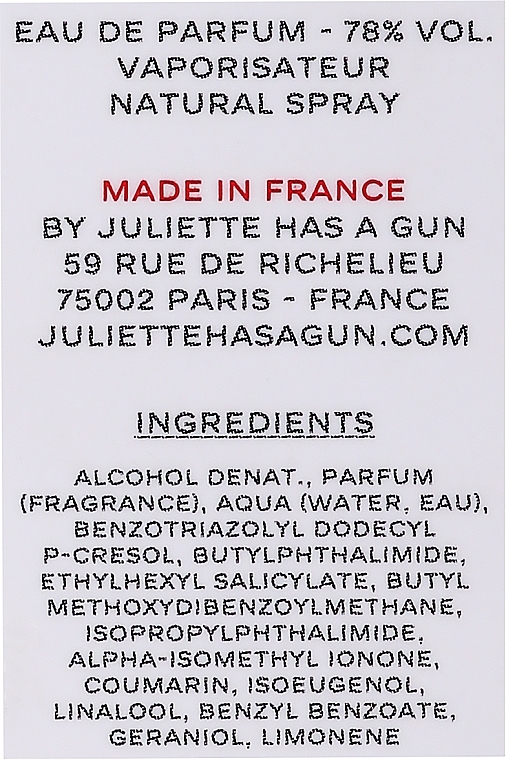 Juliette Has A Gun Musc Invisible - Eau de Parfum (mini size) — photo N16