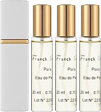 Franck Boclet Goldenlight Nirvana - Set (edp/20ml + refill/3x20ml) — photo N2