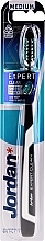 Toothbrush Expert Clean, medium, black - Jordan Expert Clean Medium — photo N1