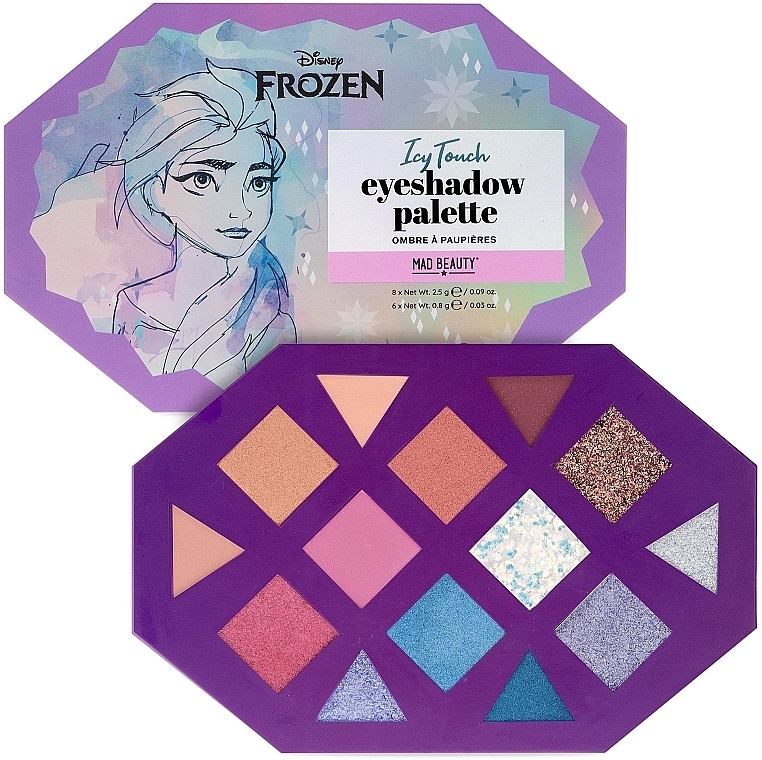 Eyeshadow Palette - Mad Beauty Disney Frozen Icy Touch Eyeshadow Palette — photo N3