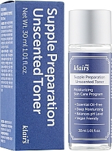 Softening Toner - Klairs Supple Preparation Unscented Toner (mini size) — photo N2