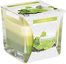 Scented Three-Layer Candle in Glass 'Green Tea' - Bispol Scented Candle Green Tea — photo N2