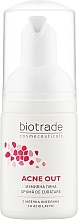 Fragrances, Perfumes, Cosmetics Gentle Lactic Acid Cleansing Foam for All Skin Types - Biotrade Acne Out Cleansing Face Foam (mini)