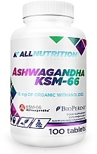 Ashwagandha KSM-66 Dietary Supplement, 100 Tabs - AllNutrition Ashwagandha KSM-66 — photo N1