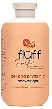 Fragrances, Perfumes, Cosmetics Peach & Grapefruit Shower Gel - Fluff Superfood Peach & Grapefruit Shower Gel