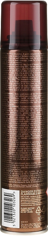 Dry Shampoo for Dark Hair - Girlz Only Hair Care Dry Shampoo For Brunette — photo N7