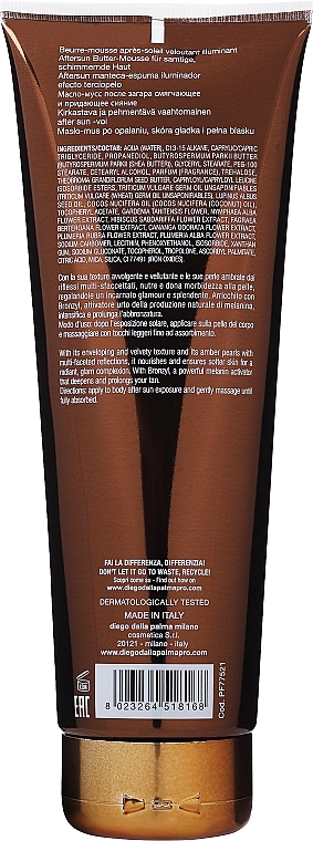 After Sun Mousse Oil - Diego Dalla Palma Professional Dense Velvety Illuminating Aftersun Mousse — photo N2