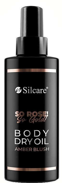 Dry Body Oil - Silcare So Rose! So Gold! Body Dry Oil Amber Blush — photo N1