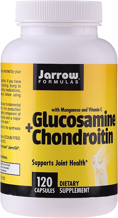 Dietary Supplement "Glucosamine + Chondroitin" - Jarrow Formulas Glucosamine + Chondroitin — photo N2