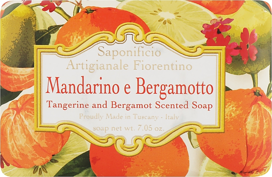 Mandarin & Bergamot Soap - Saponificio Artigianale Fiorentino — photo N1