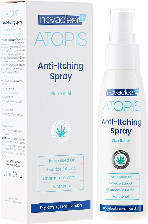 Body Spray - Novaclear Atopis Anti-Itching Spray — photo N1