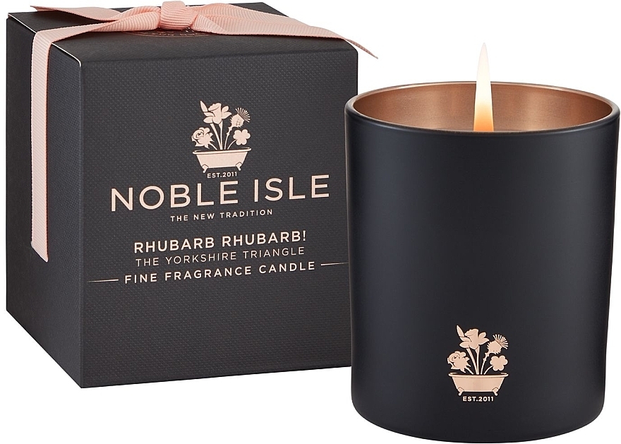 Noble Isle Rhubarb Rhubarb - Scented Candle — photo N1